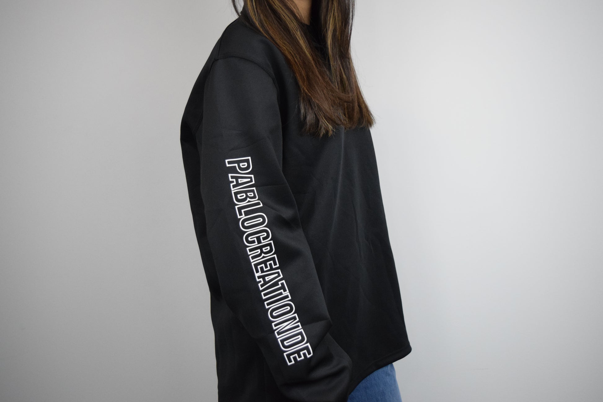Training Half-Zipper Schwarz