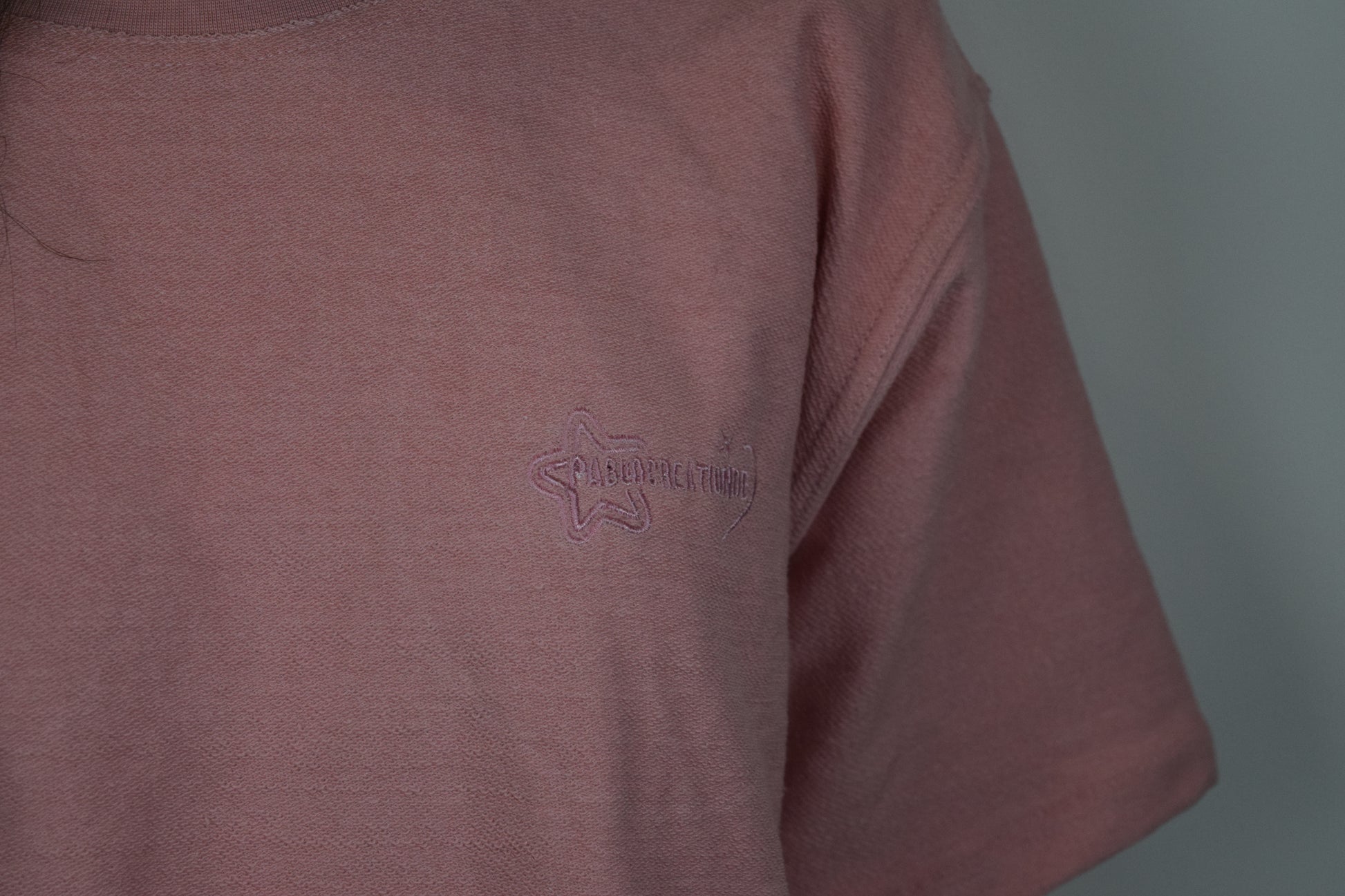 Frottee T-Shirt Rosa